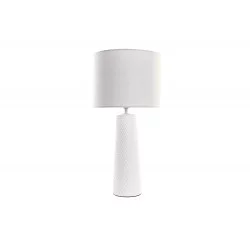 LAMPE NID D'ABEILLE BLANC 30X30X60 PORCE